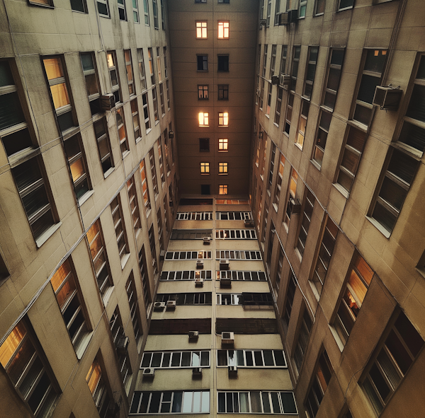 Urban Canyon High-rise Perspective