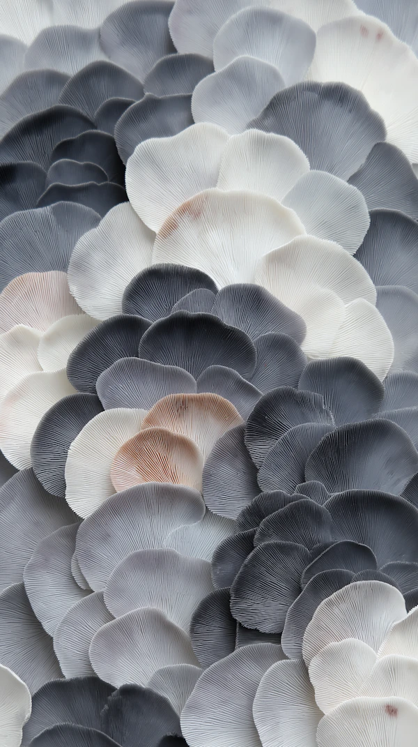 Close-Up Mushroom Caps