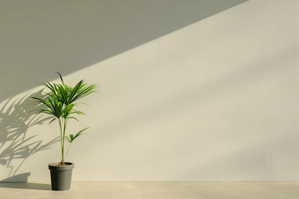 Minimalist Plant Scene
