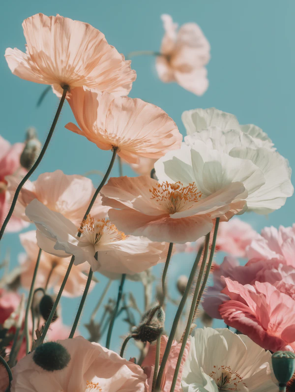 Poppy Flowers in Bloom