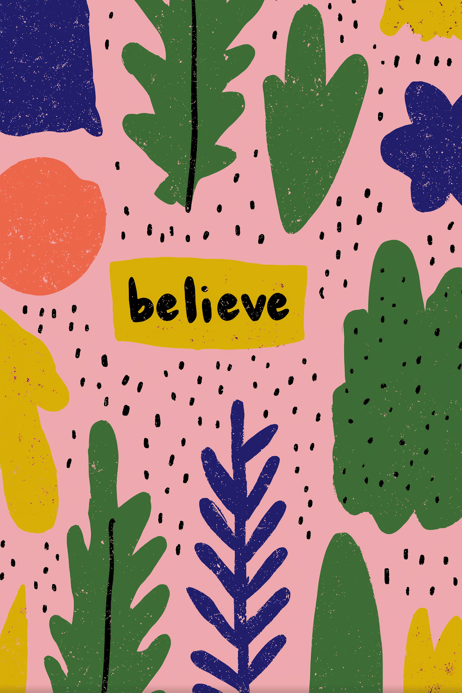 Abstract Plant Artwork