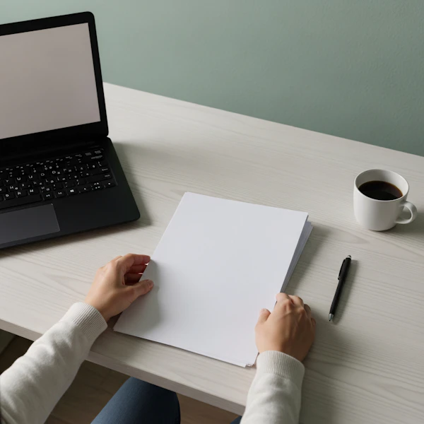 Workspace with Laptop