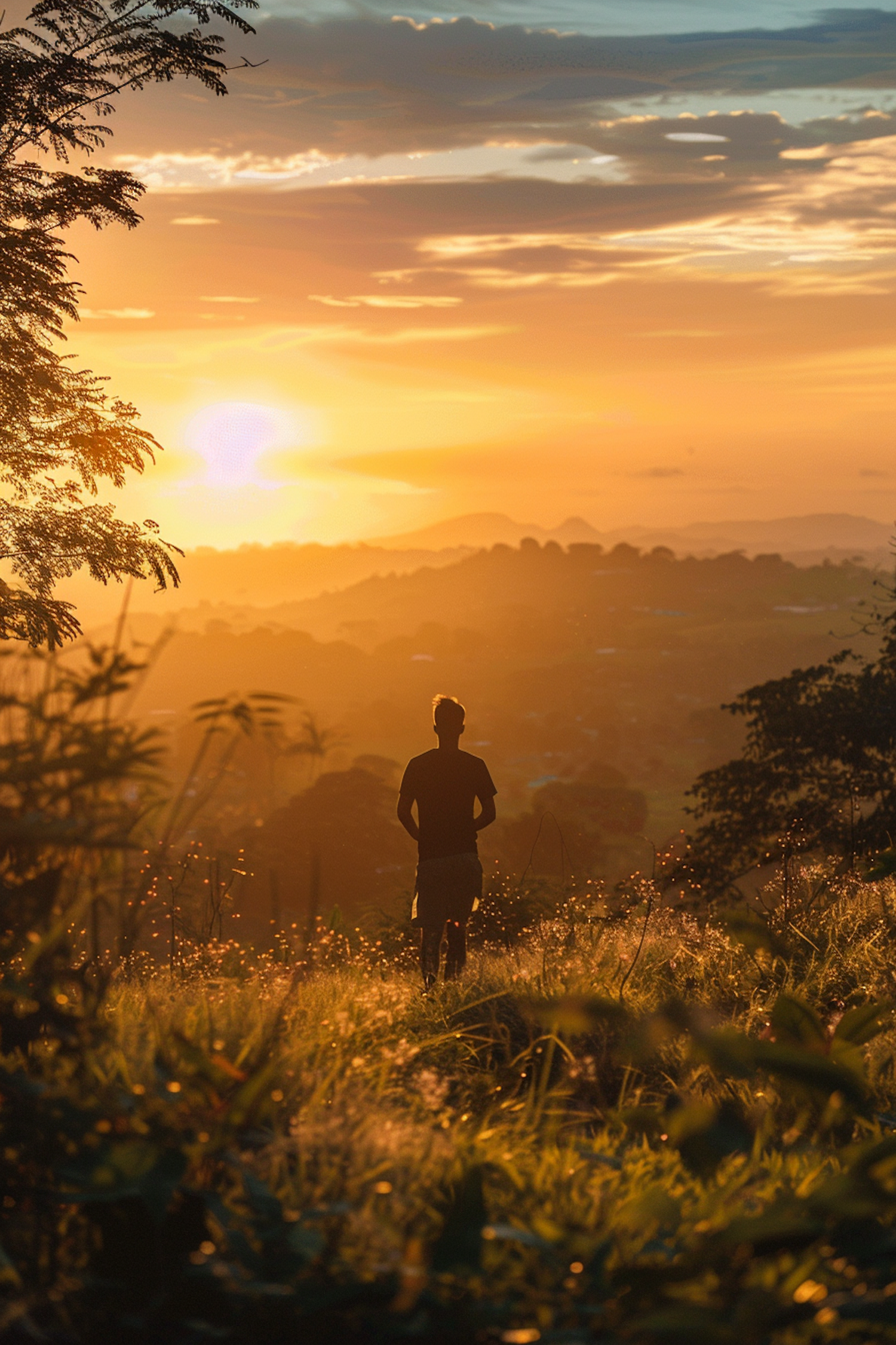 Serene Sunset Jog