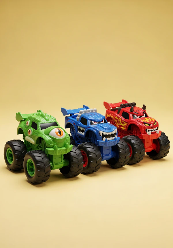 Colorful Toy Trucks