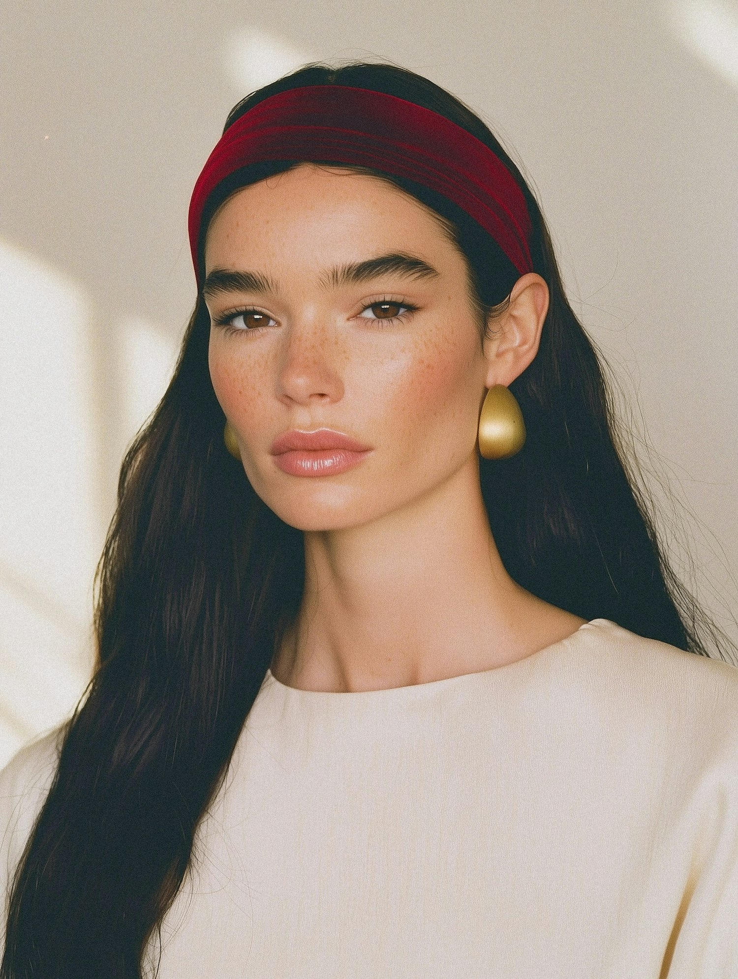 Portrait of a Woman with Red Headband