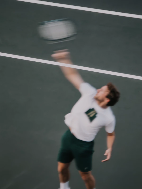 Tennis Serve Action