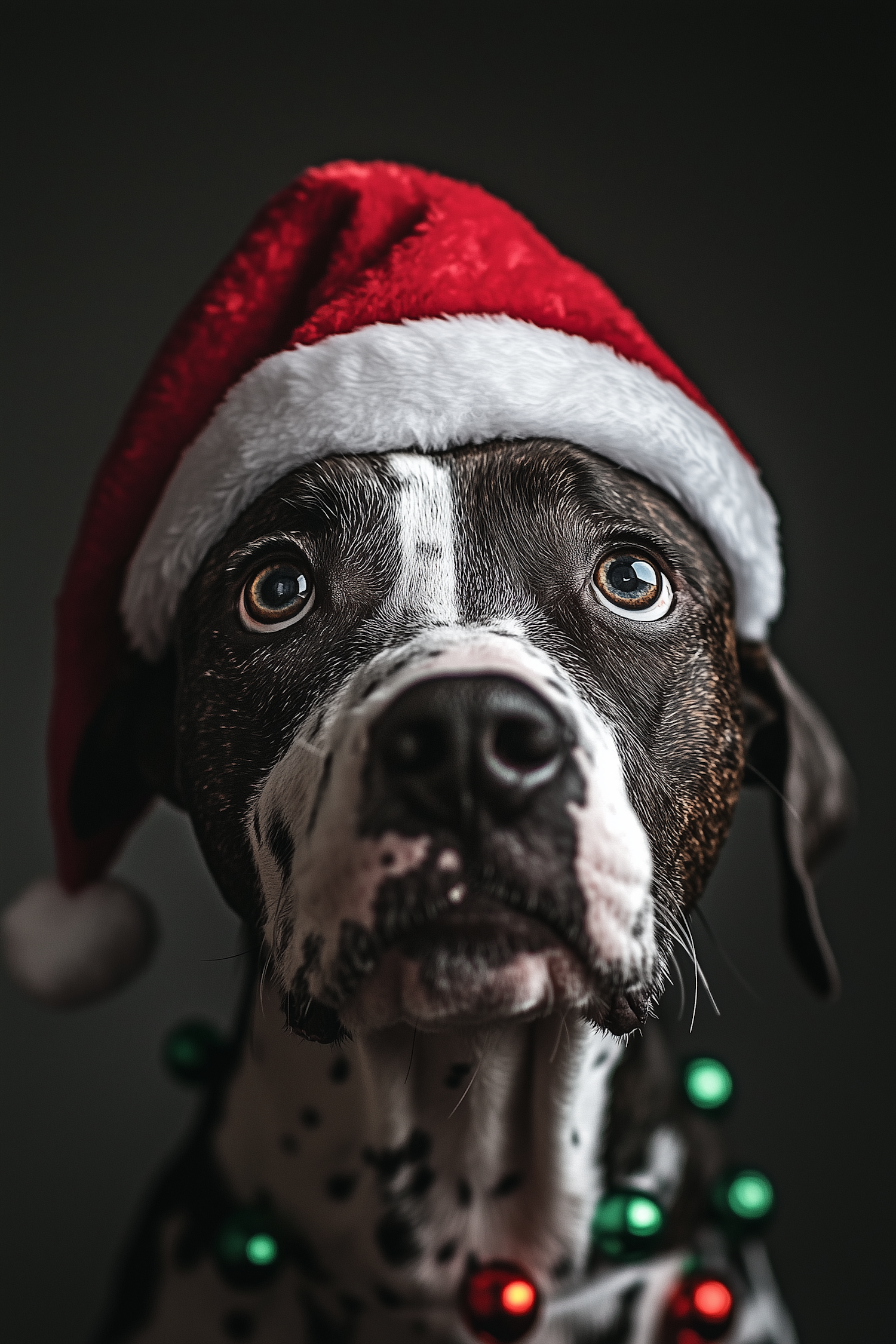 Festive Dog Portrait