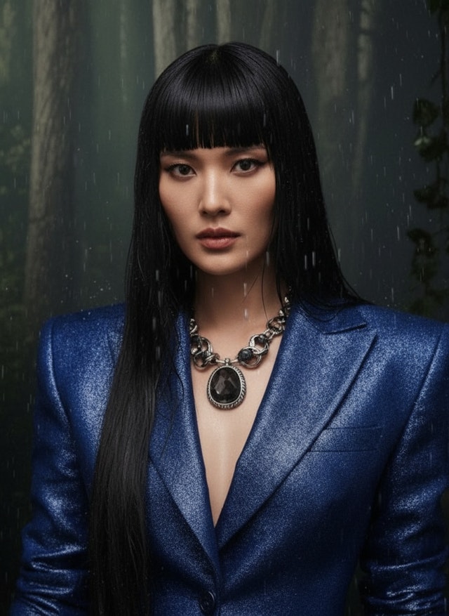 Elegant Forest Portrait