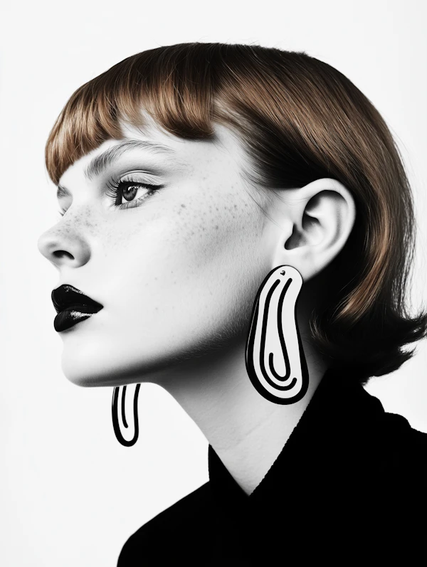 Black-and-White Portrait