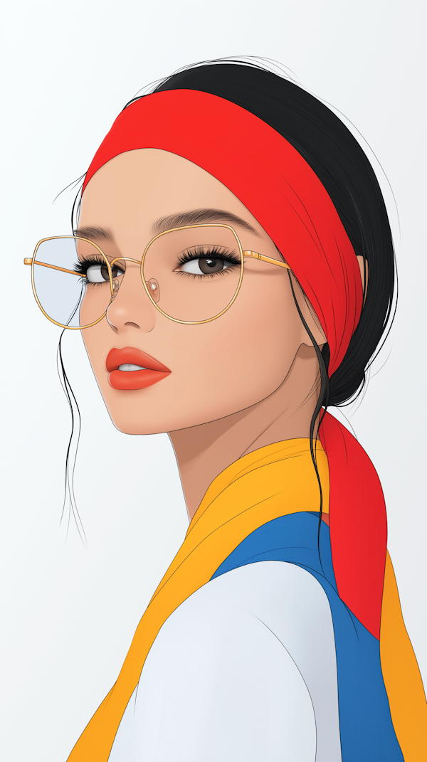 Stylized Woman Illustration