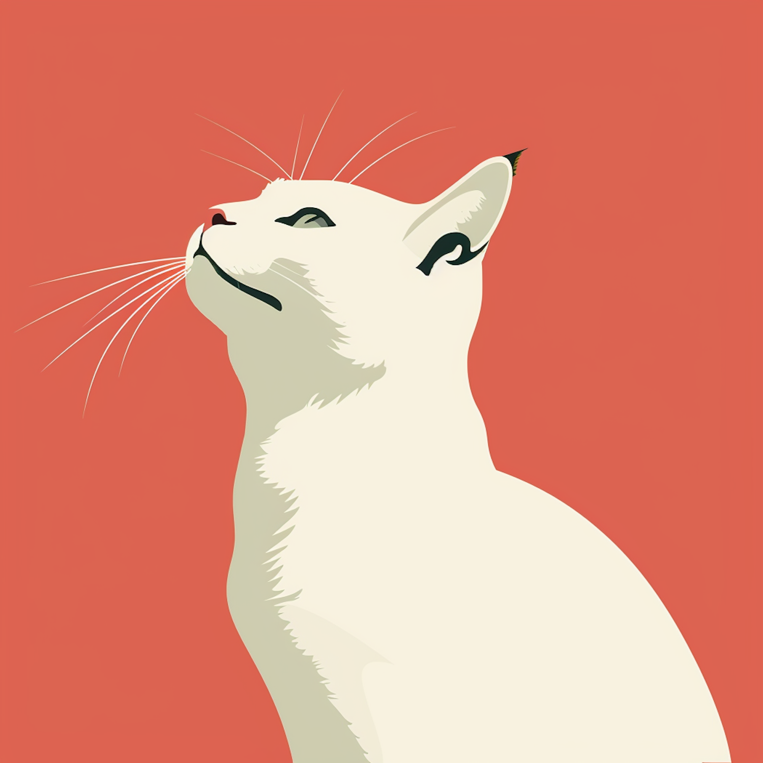 Stylized Cat Illustration