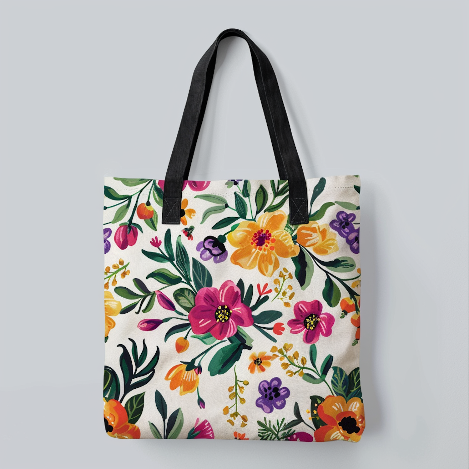 Floral Tote Bag