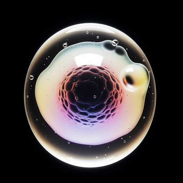 Iridescent Soap Bubble