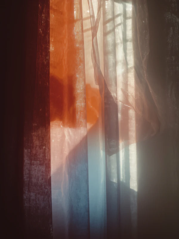 Sunlit Curtains Scene