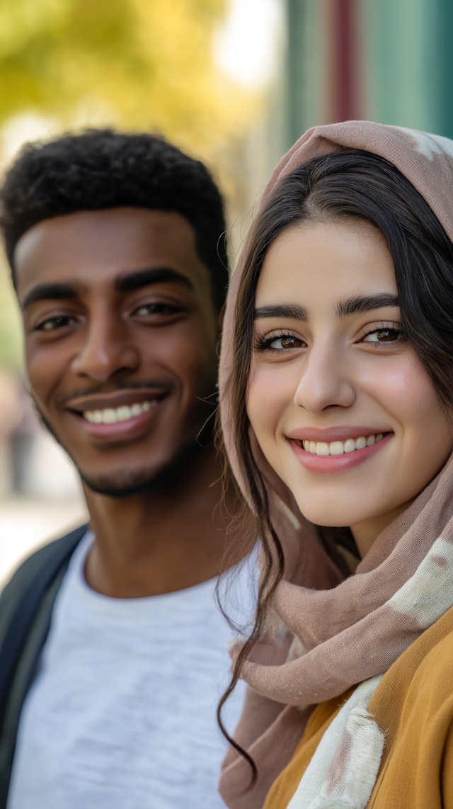 Warm Smiles Portrait