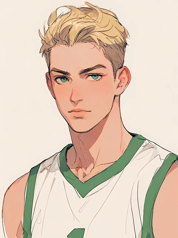 Stylized Athlete Portrait