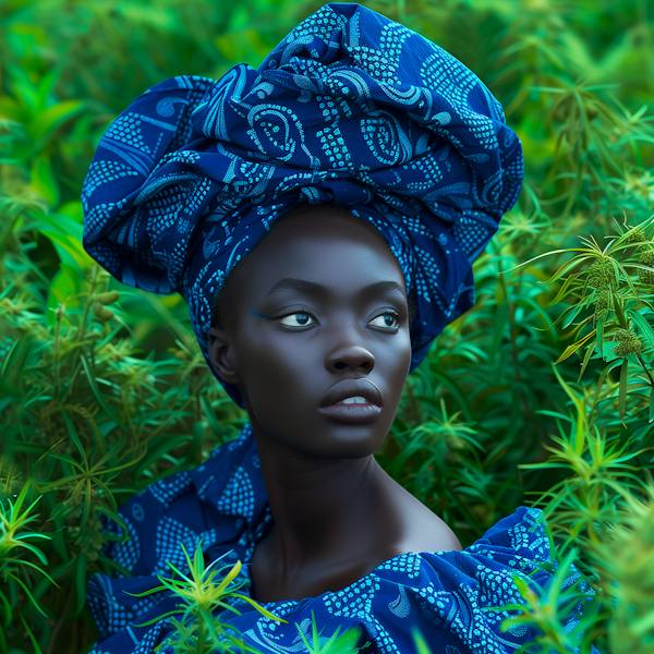 Contemplative Portrait of Young Woman