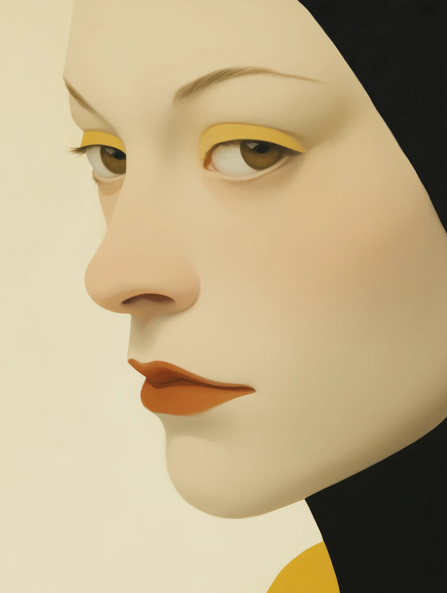 Stylized Woman Portrait