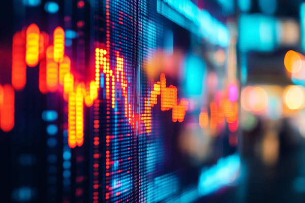 Futuristic Stock Chart