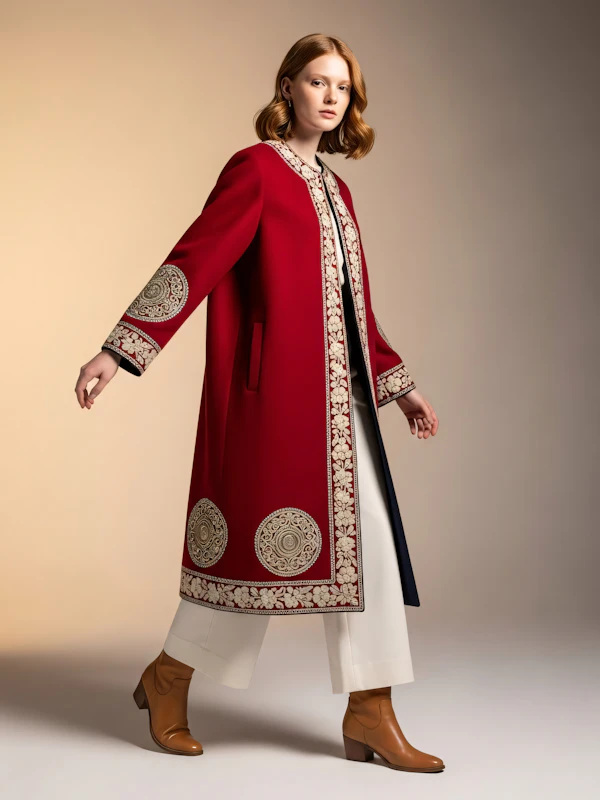 Elegant Red Coat