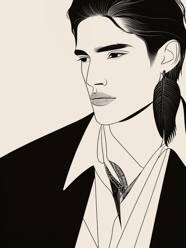 Stylized Portrait Illustration