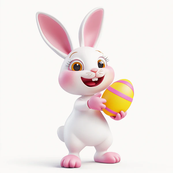 Cheerful Easter Bunny