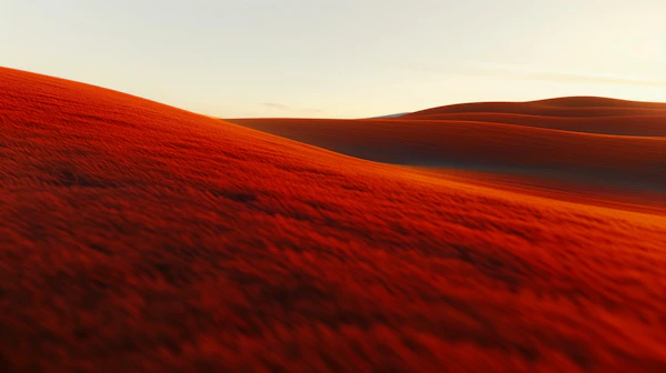 Golden Desert Dunes