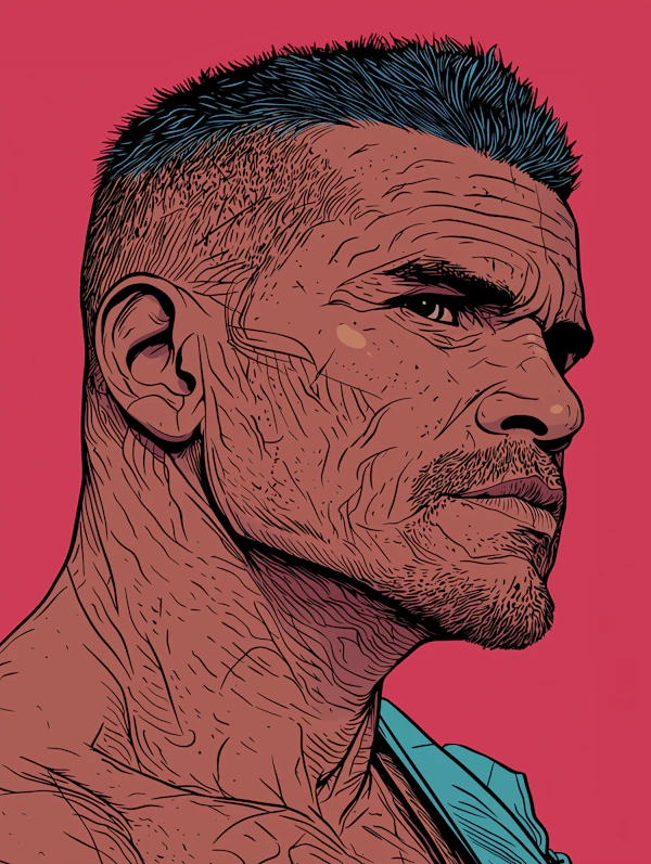 Rugged Comic Portrait