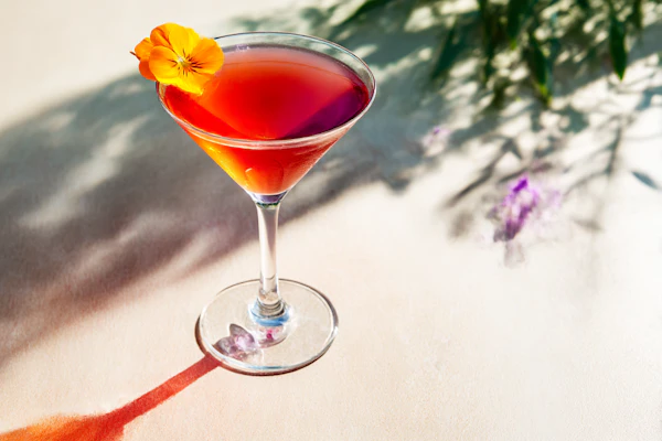 Vibrant Cocktail Display