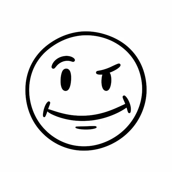 Mischievous Smiley Face