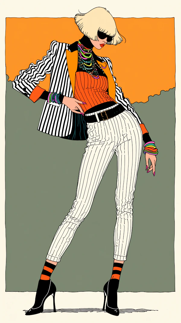 Stylish Fashion Pose