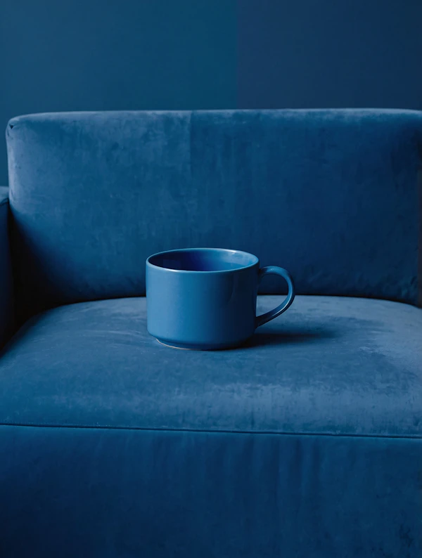 Monochromatic Blue Scene