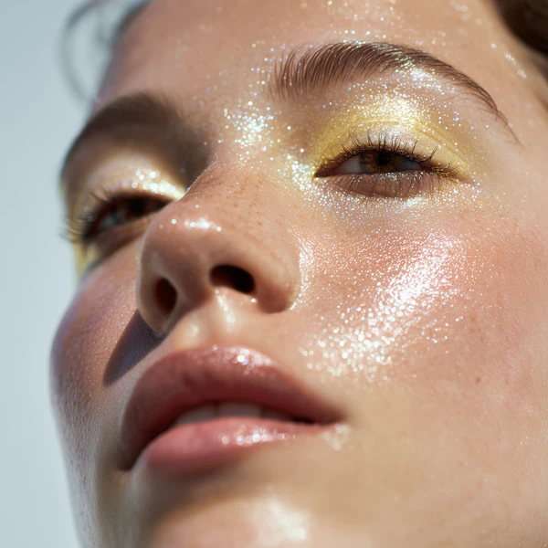Radiant Makeup Close-Up