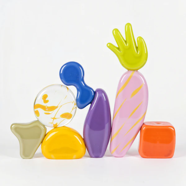 Abstract Colorful Objects