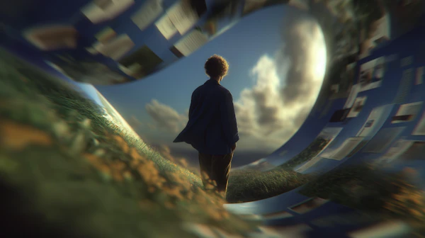 Surreal Digital Tunnel