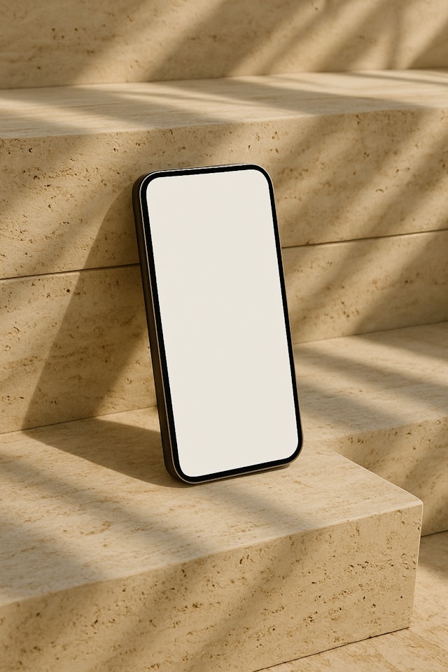 Minimalist Smartphone Shot