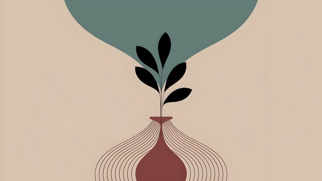 Minimalist Plant Art