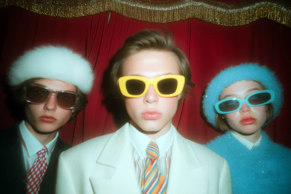 Retro Fashion Trio