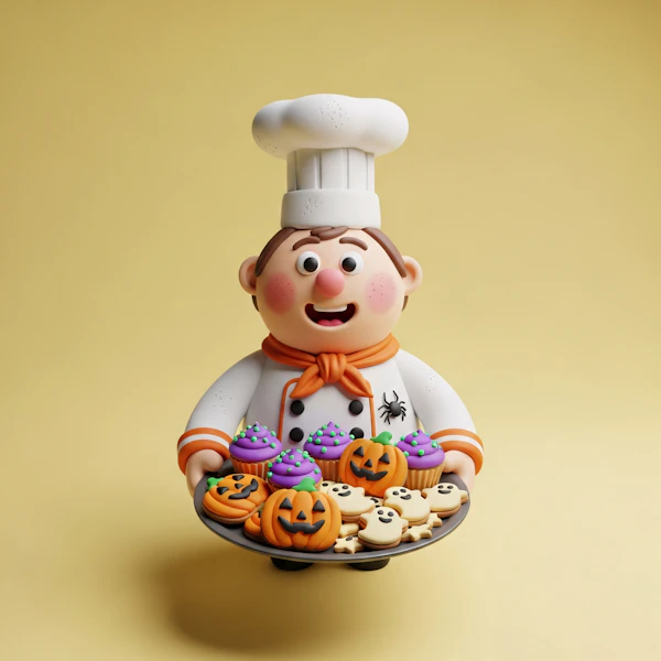 Halloween Chef Character