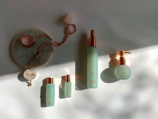 Serene Skincare Product Arrangement