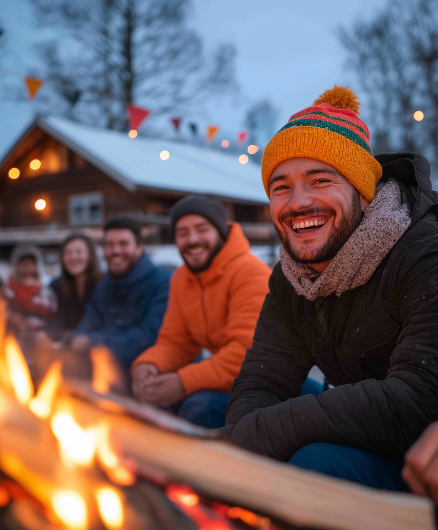 Winter Campfire Gathering