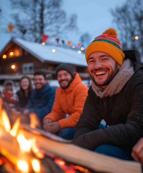 Winter Campfire Gathering