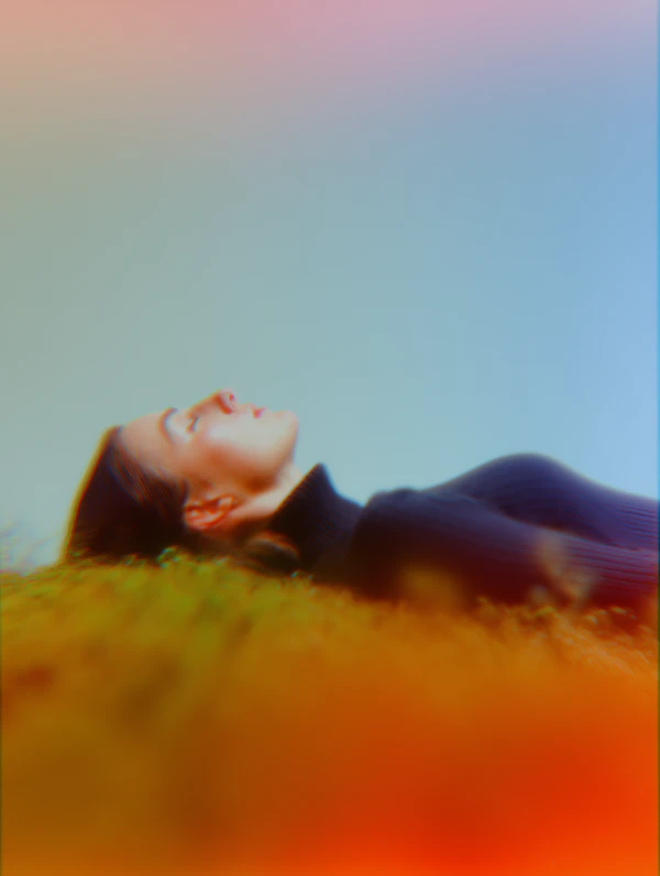 Serene Outdoor Portrait