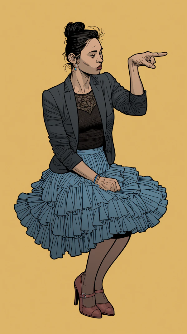 Elegant Woman Illustration