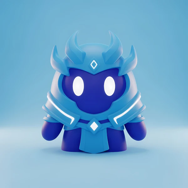 Chibi Warrior Illustration