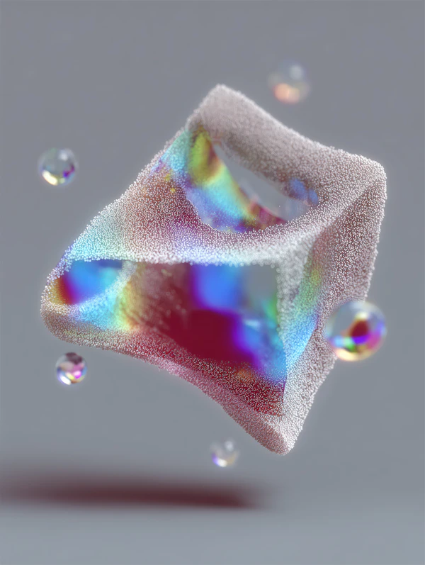 Iridescent Abstract Object
