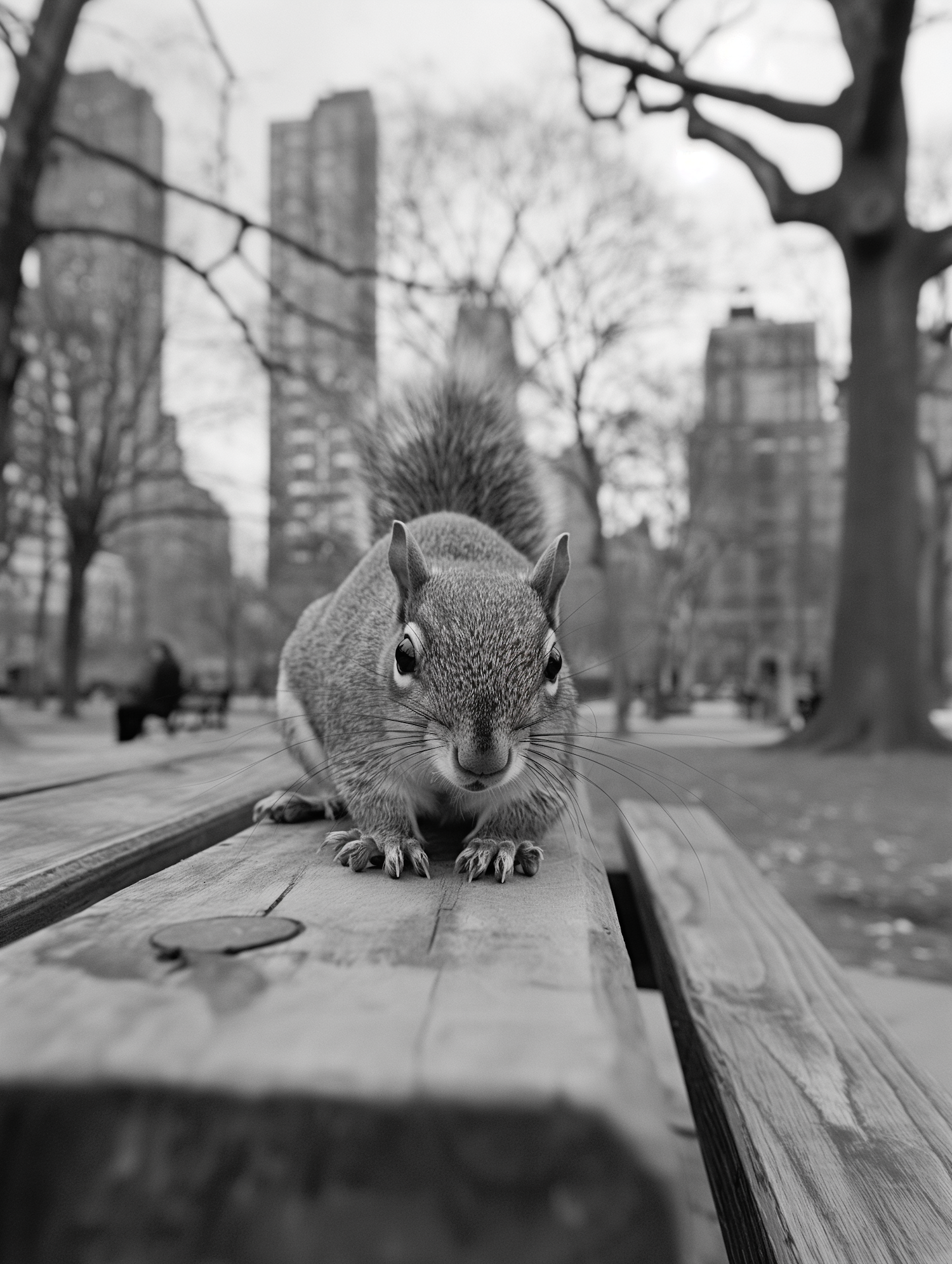 Urban Squirrel Encounter