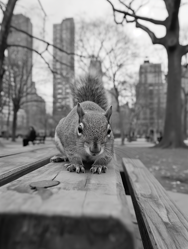 Urban Squirrel Encounter