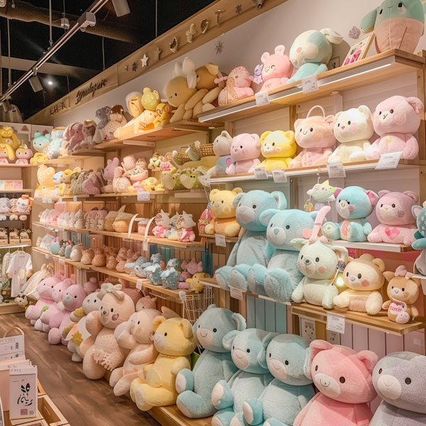 Stuffed Animals Store Display