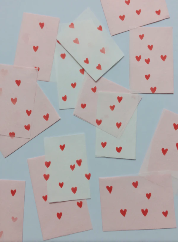 Heart Pattern Papers